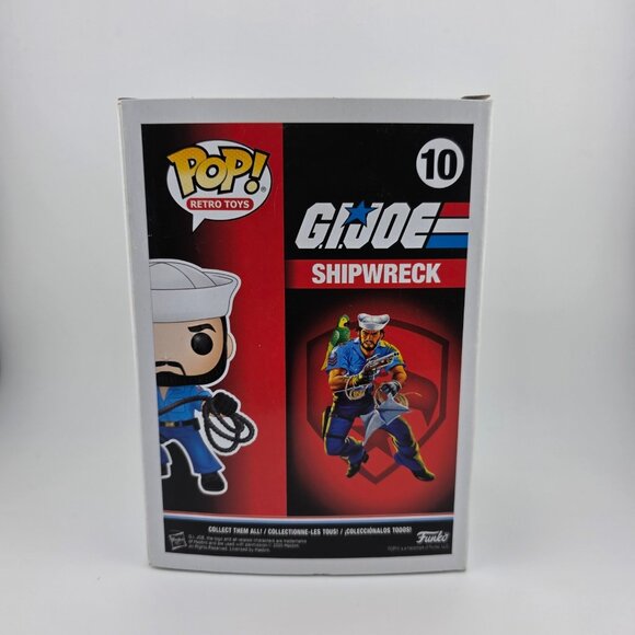 2020 Funko Pop! Retro Toys: GI Joe #10 Shipwreck Collectible Vinyl Figure NEW - Picture 2 of 6